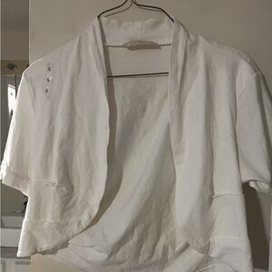 White shrug cardigan!